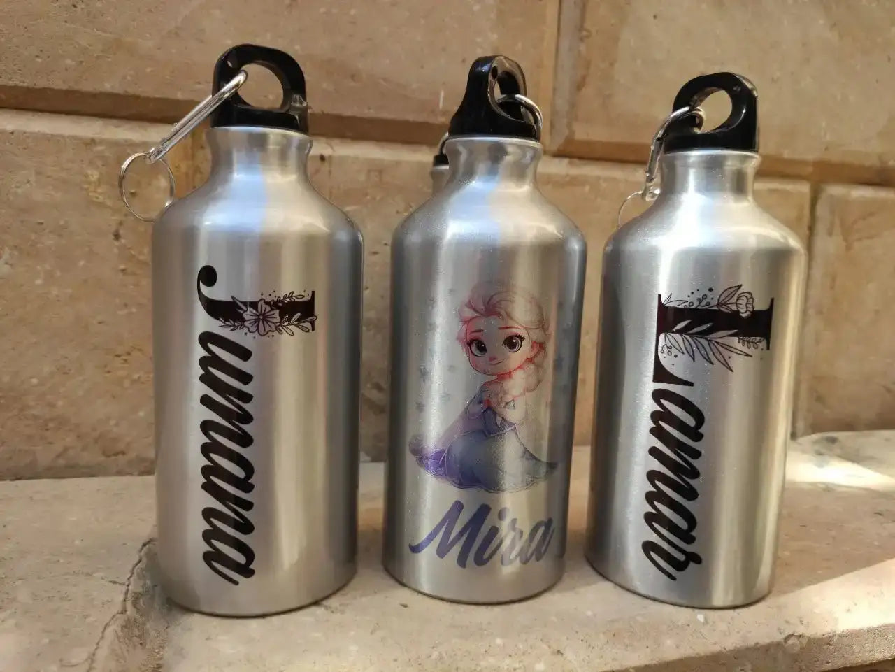 Silver Aluminum Water Bottle – Buy 2 Get 1 Free - WE PRINT