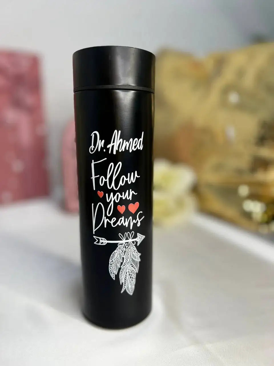 Digital Stainless Steel Thermos with Touch Screen –Sticker Print-Buy 2 Get 1 free - WE PRINT