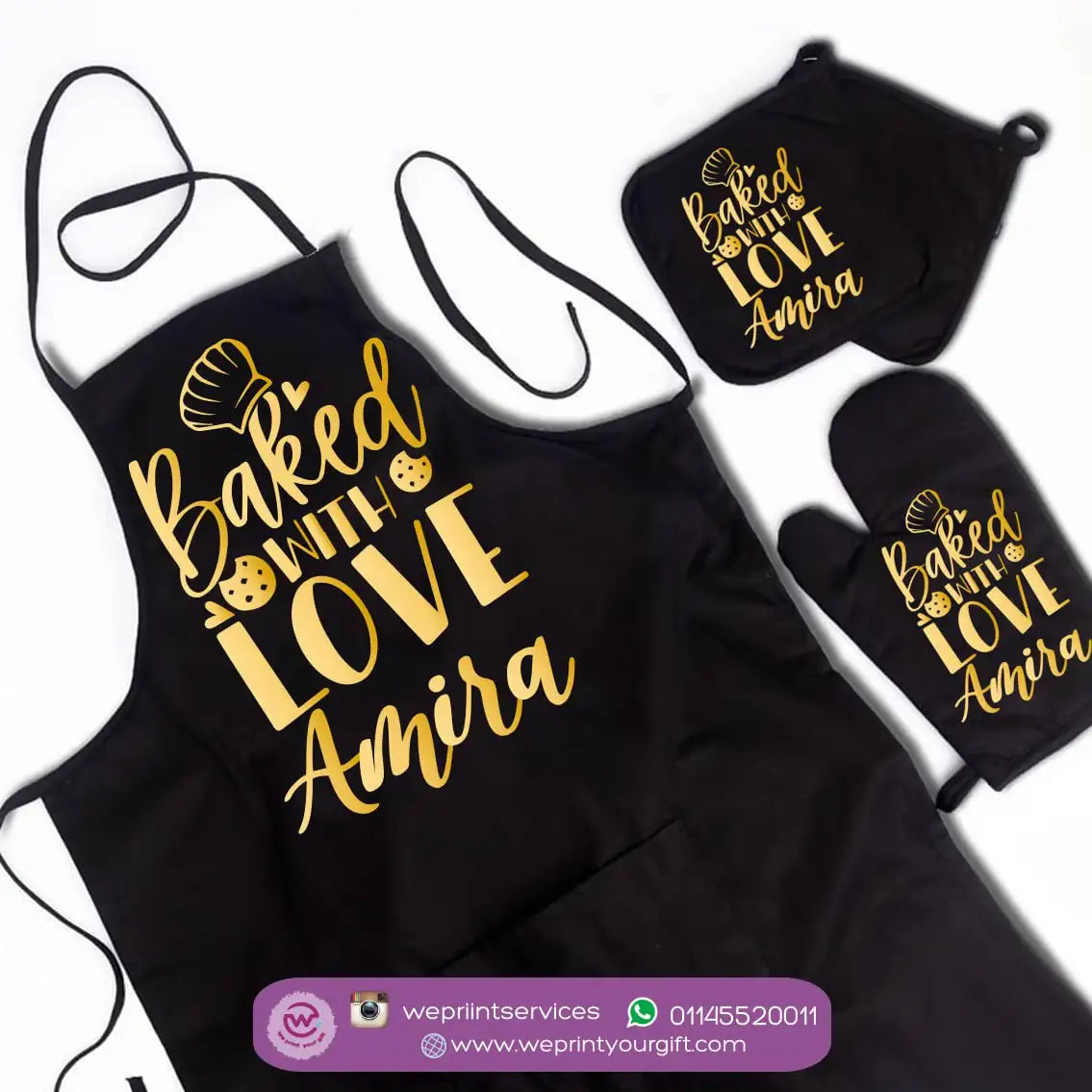 Custom Kitchen Set -3 Pieces - WE PRINT