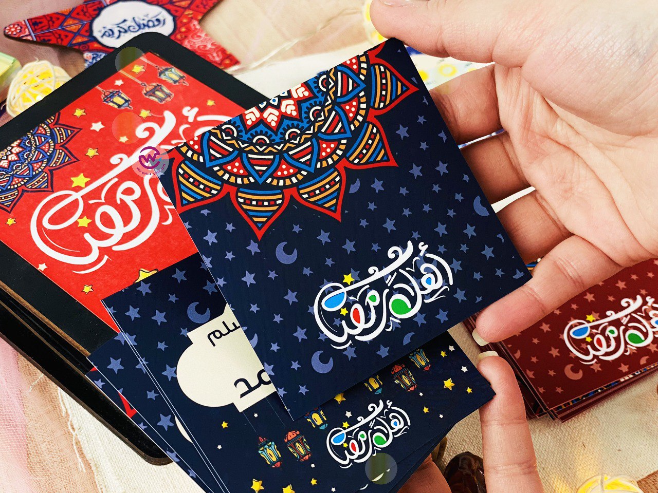 Ramadan Wooden Cards Box – 100 cards - Ramadan Offer - 20% Discount