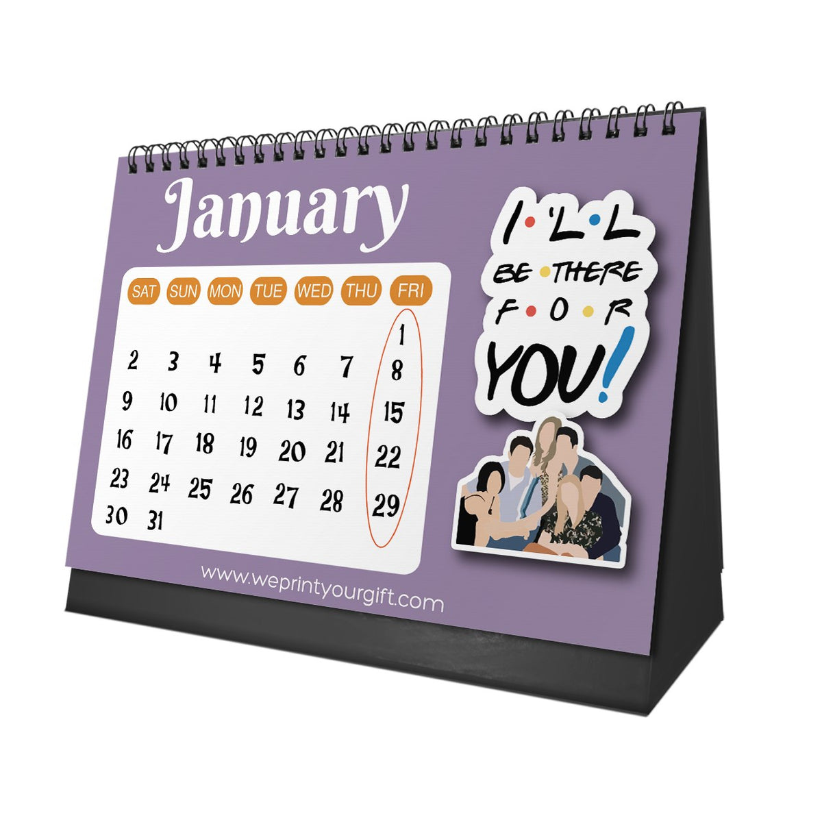 Friends 2027 Desk Calendar – Coffee, Quotes & Favourite Memories