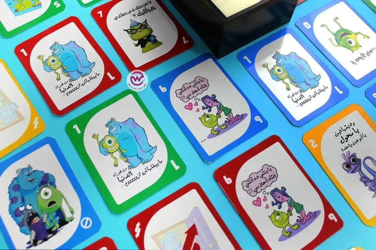 Playing Cards & UNO - Monster INC. - WE PRINT