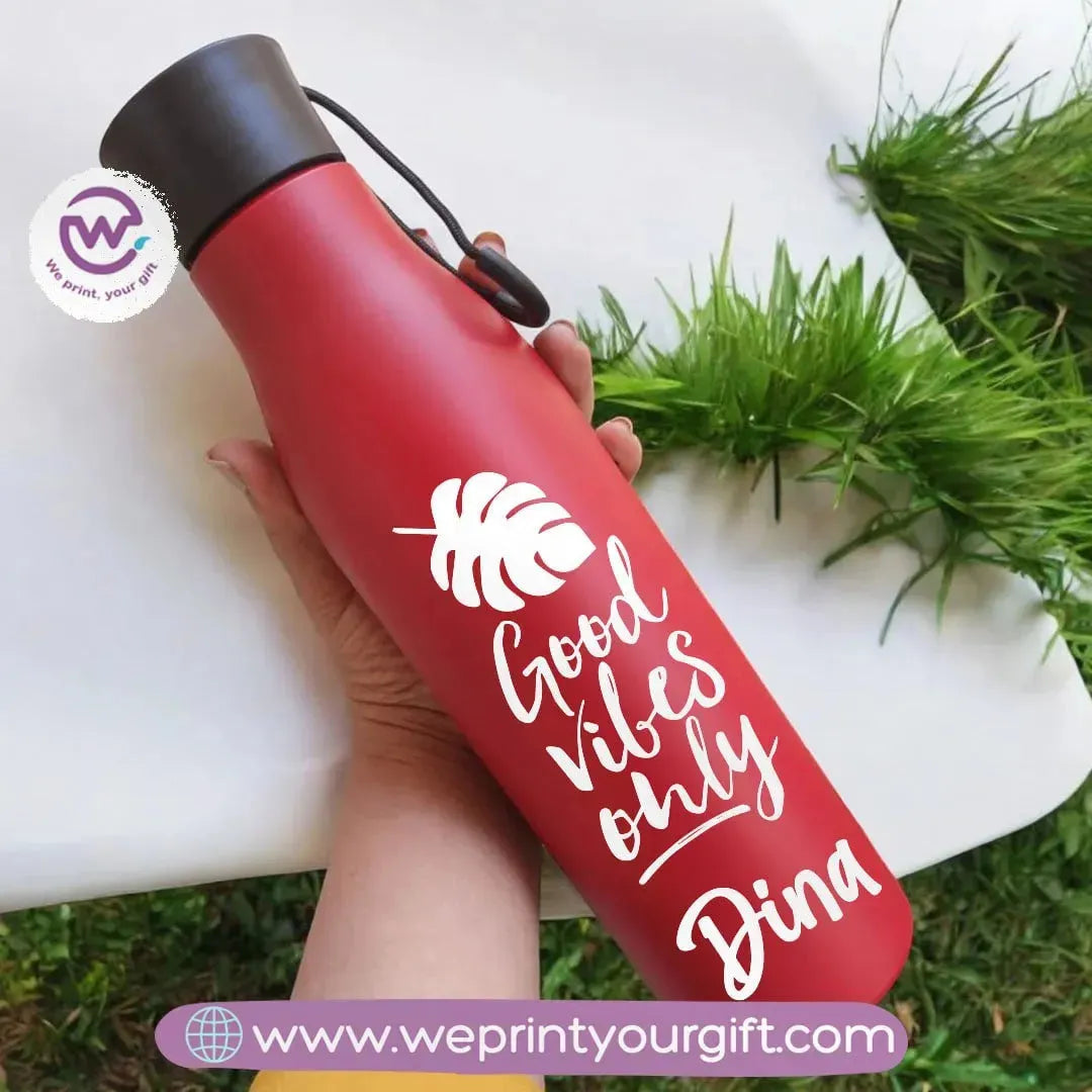 Portable Water Bottle-Motivational quotes - WE PRINT