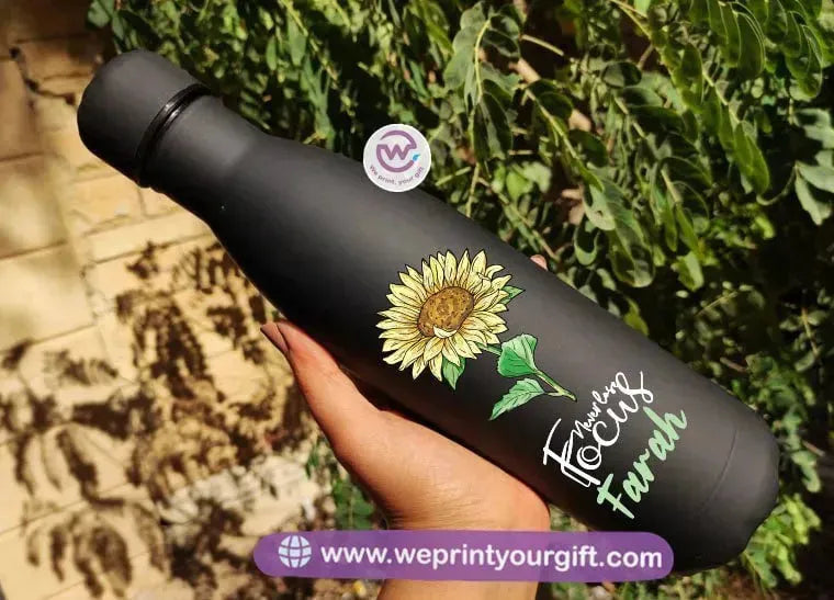 Printed Thermal Water Bottle- Motivational designs - WE PRINT