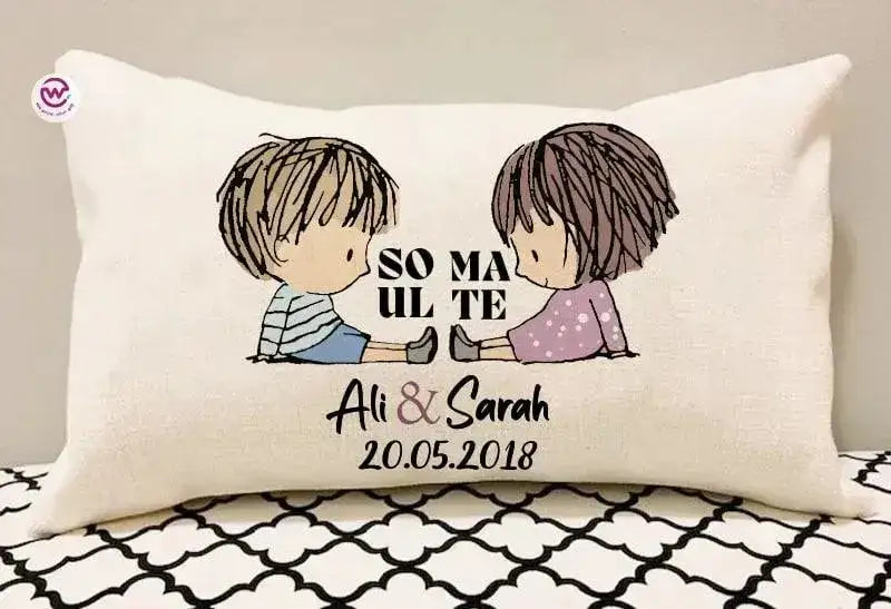 Rectangular Cushion-Valentine's Day - LOVE IS - WE PRINT