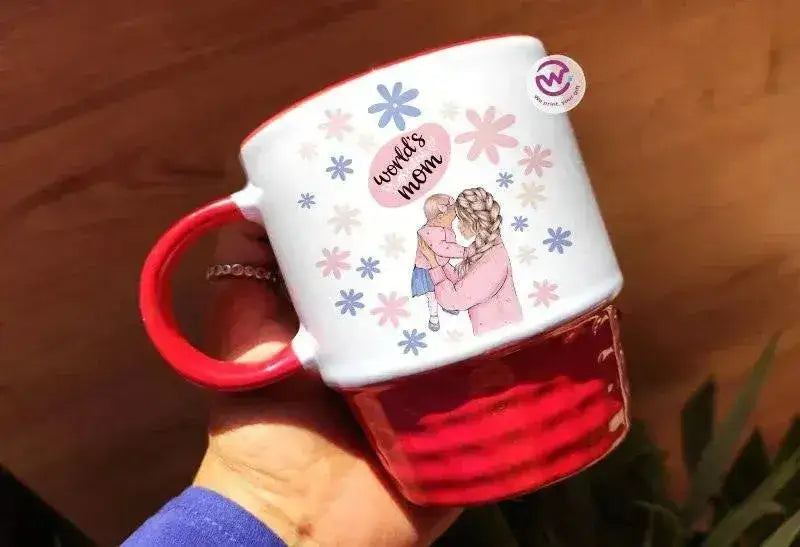 Ribbed Mug - Black -Mother's Day Designs - WE PRINT