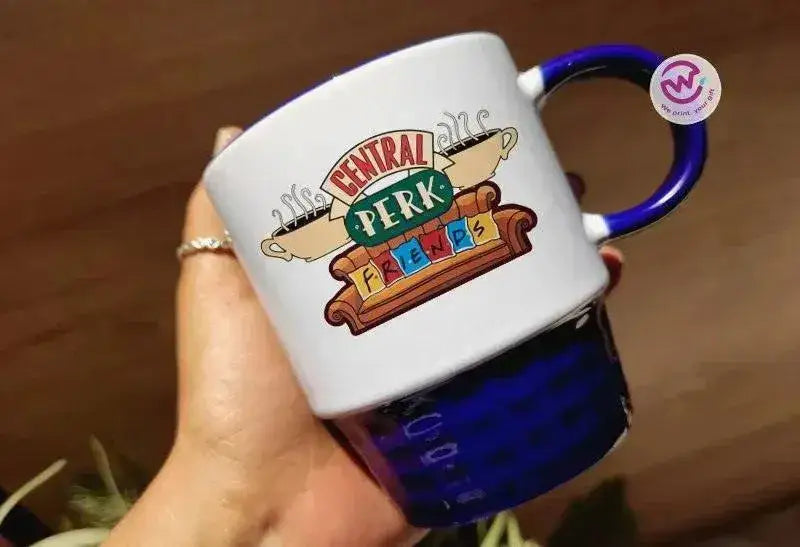 Ribbed Mug - Dark Blue - Friends - WE PRINT
