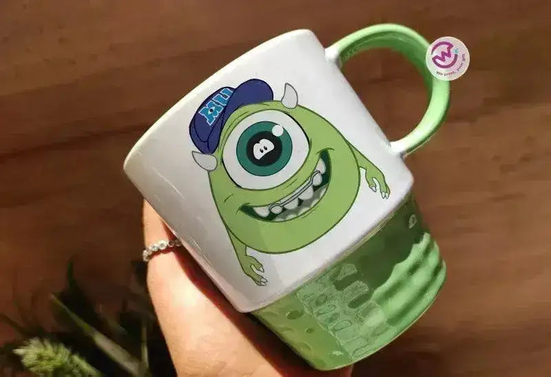 Ribbed Mug-Green Color Monster INC.