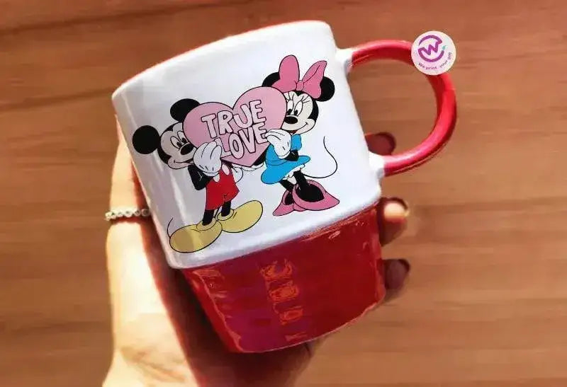 Ribbed Mug - Valentine's Day-love is .... - WE PRINT