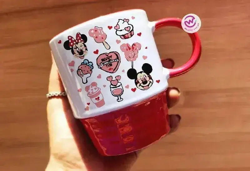 Ribbed Mug - Valentine's Day-love is .... - WE PRINT