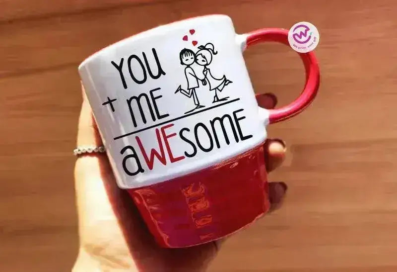 Ribbed Mug - Valentine's Day-love is .... - WE PRINT