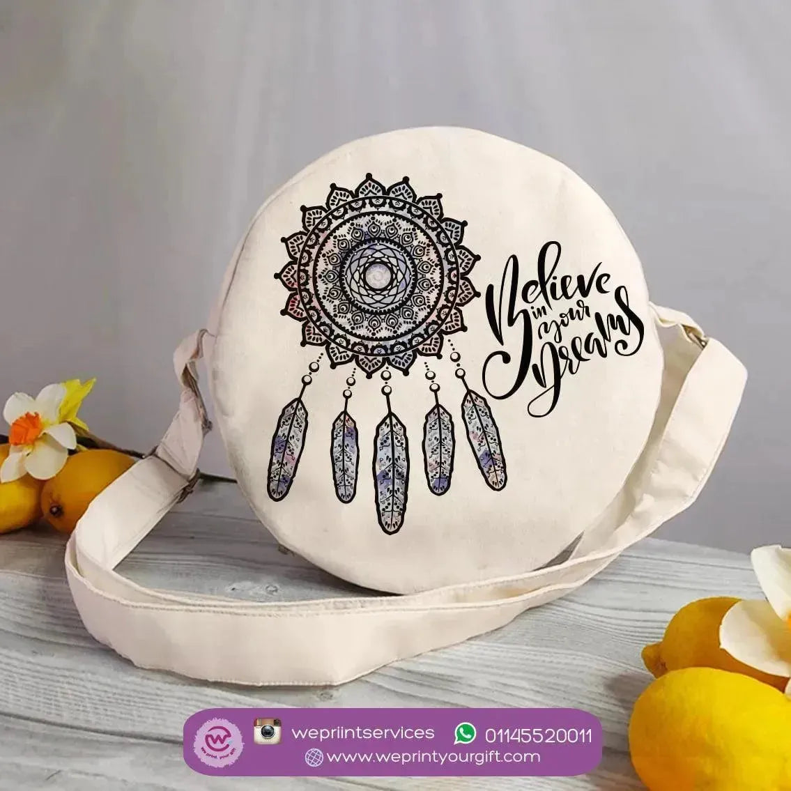 Round Bag - Dream catcher - WE PRINT
