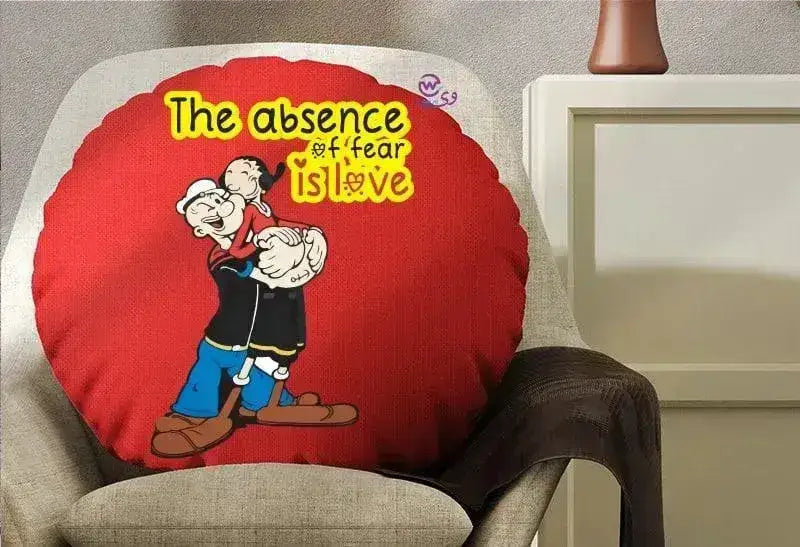 Round Cushion - Valentine's Day-1 - WE PRINT