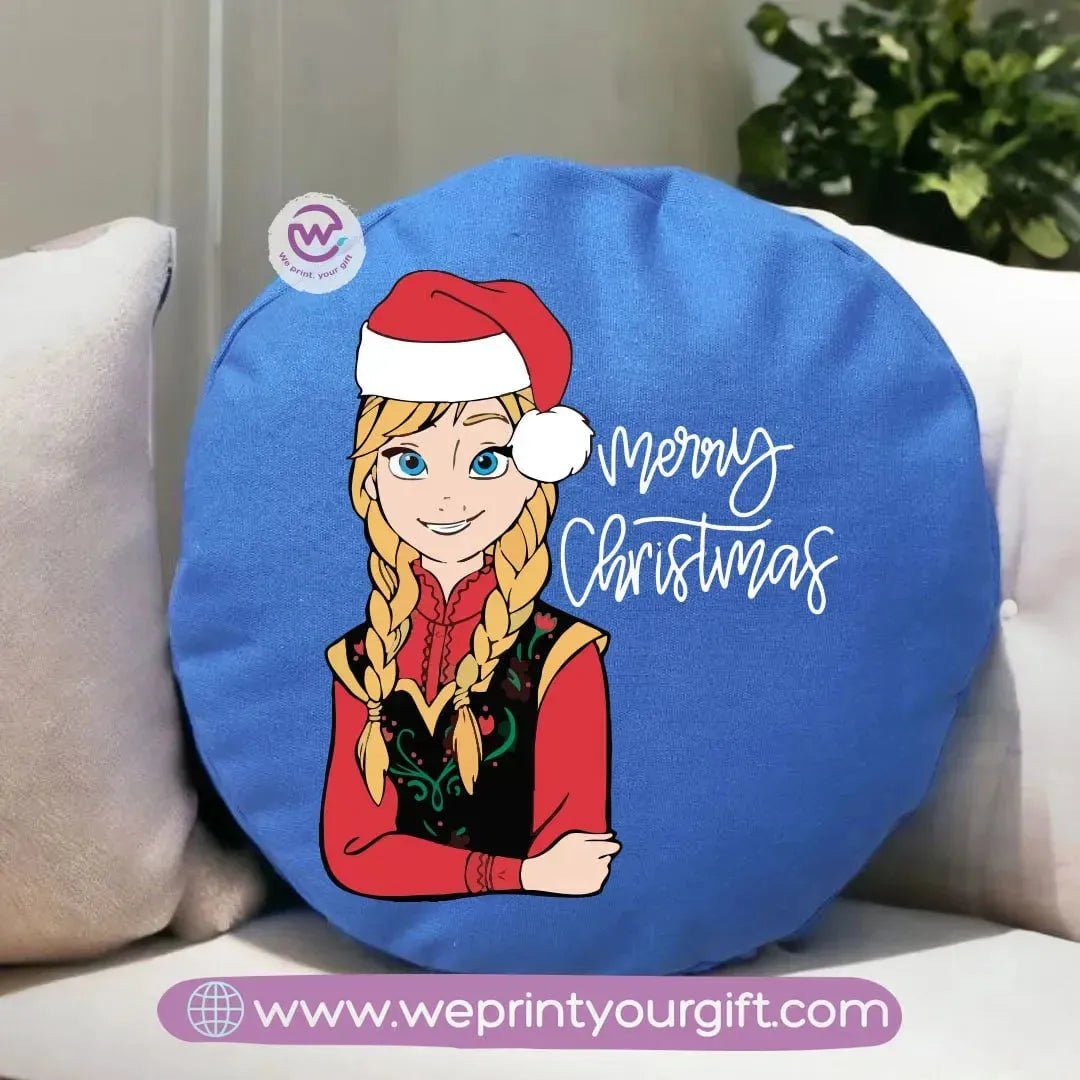 Round Pillow-Frozen - WE PRINT