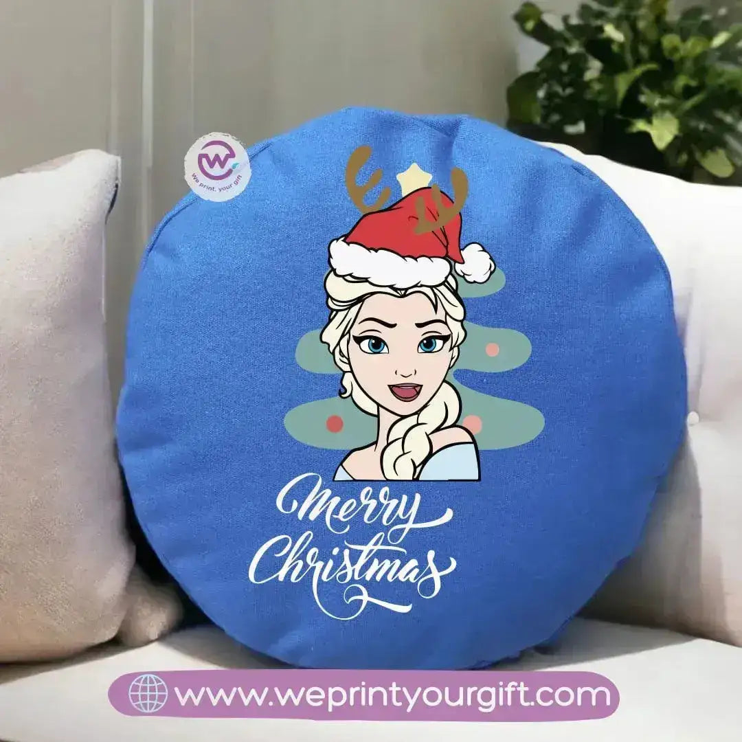 Round Pillow-Frozen - WE PRINT