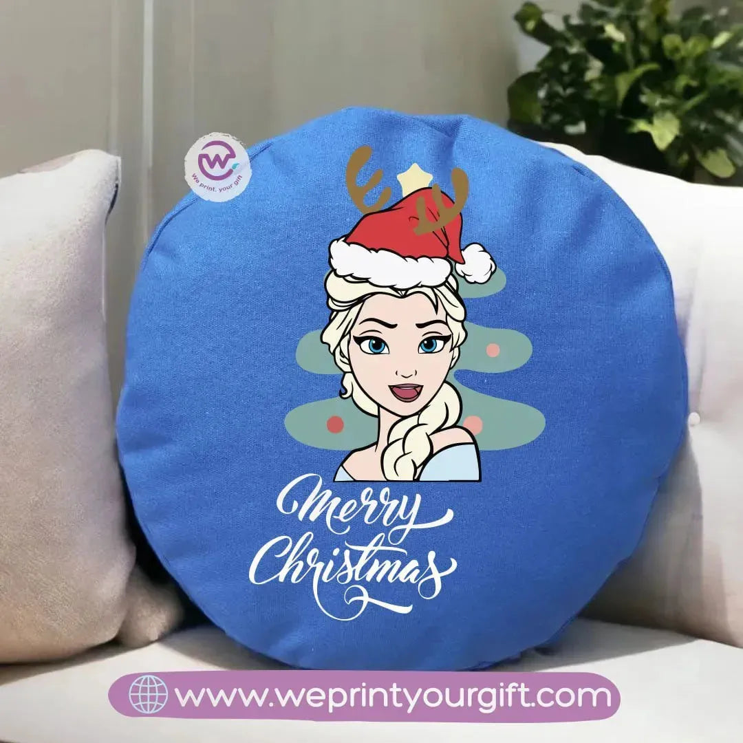 Round Pillow-Frozen - WE PRINT