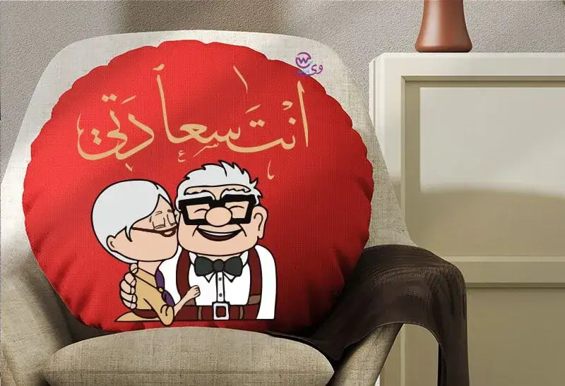 Round Pillow- Valentine’s designs - WE PRINT