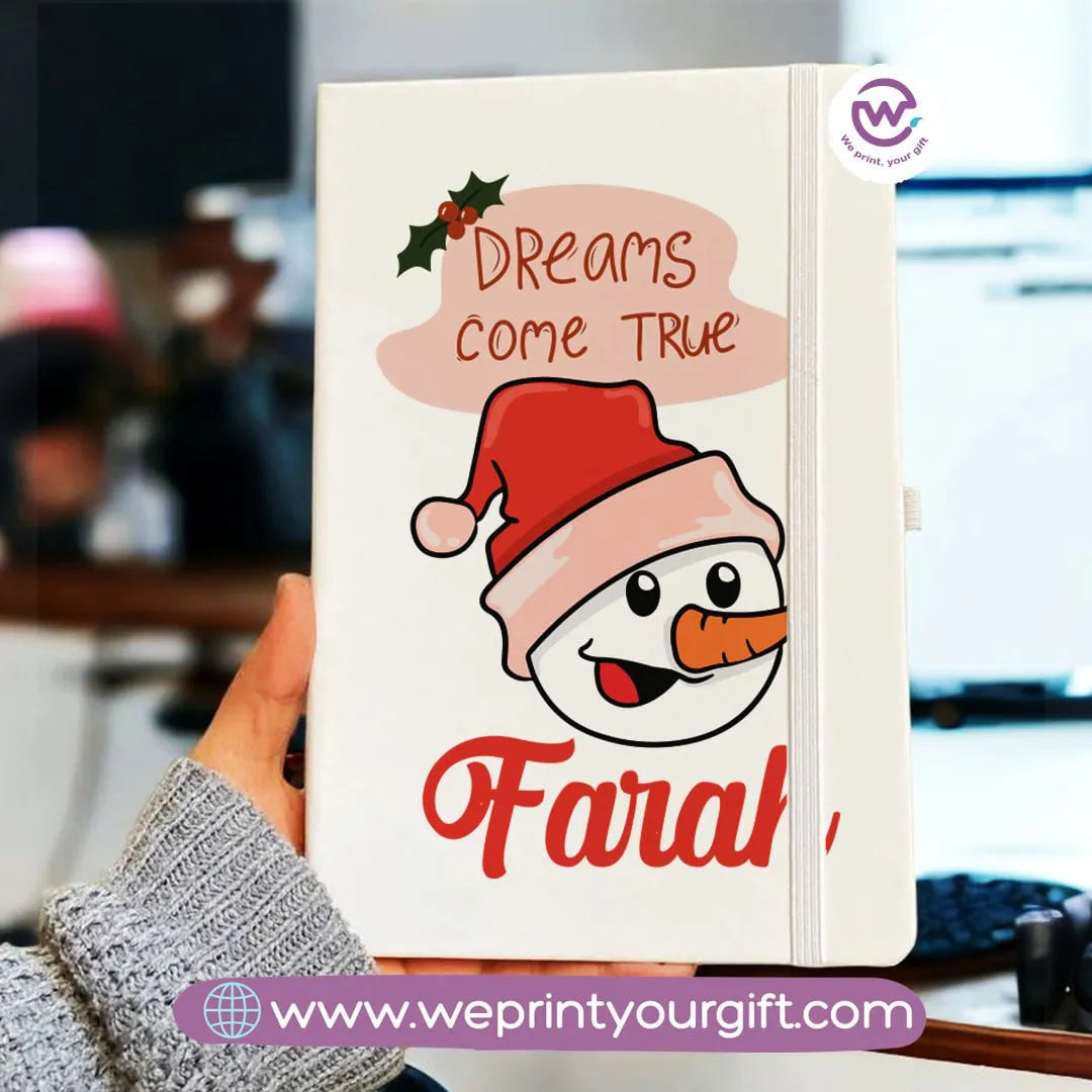 Rubber Notebook-Christmas - WE PRINT