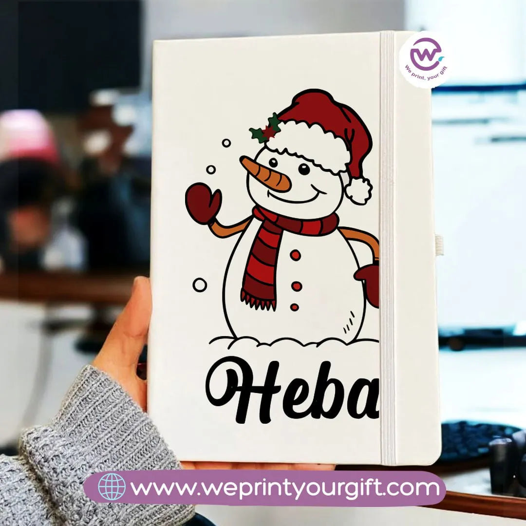Rubber Notebook-Christmas - WE PRINT