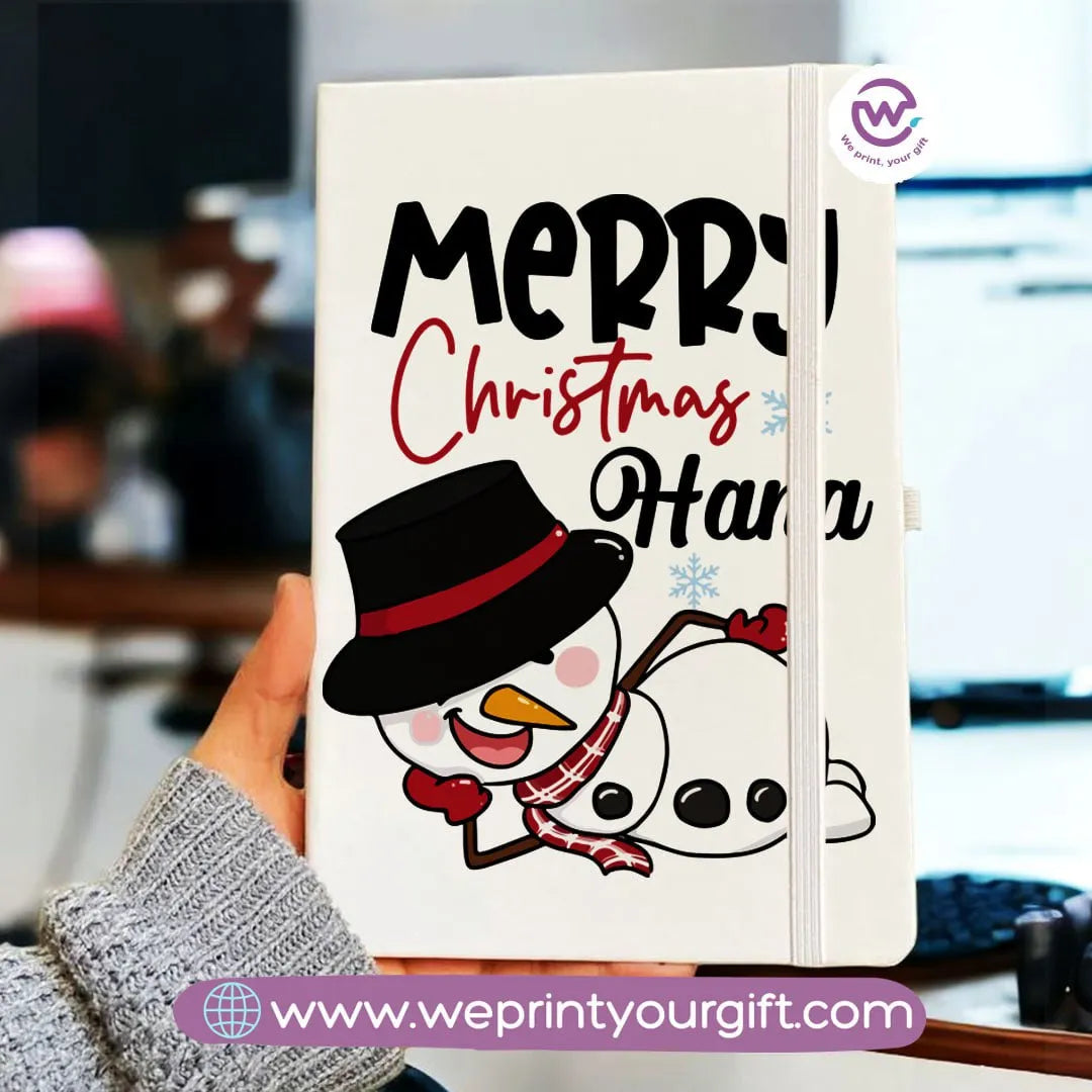 Rubber Notebook-Christmas - WE PRINT
