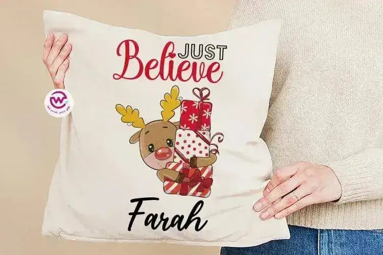 Square Cushion-Christmas - WE PRINT