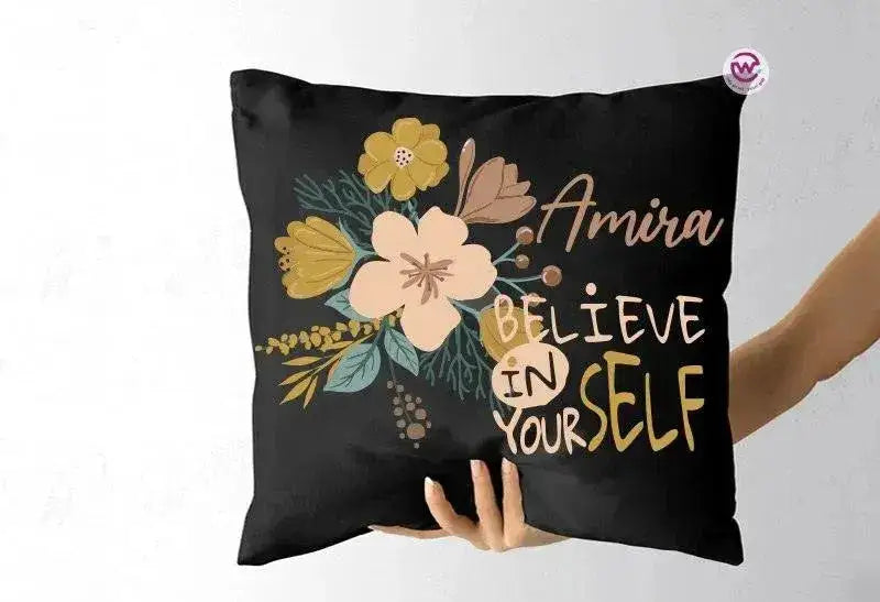 Square Cushion- Motivational Quotes