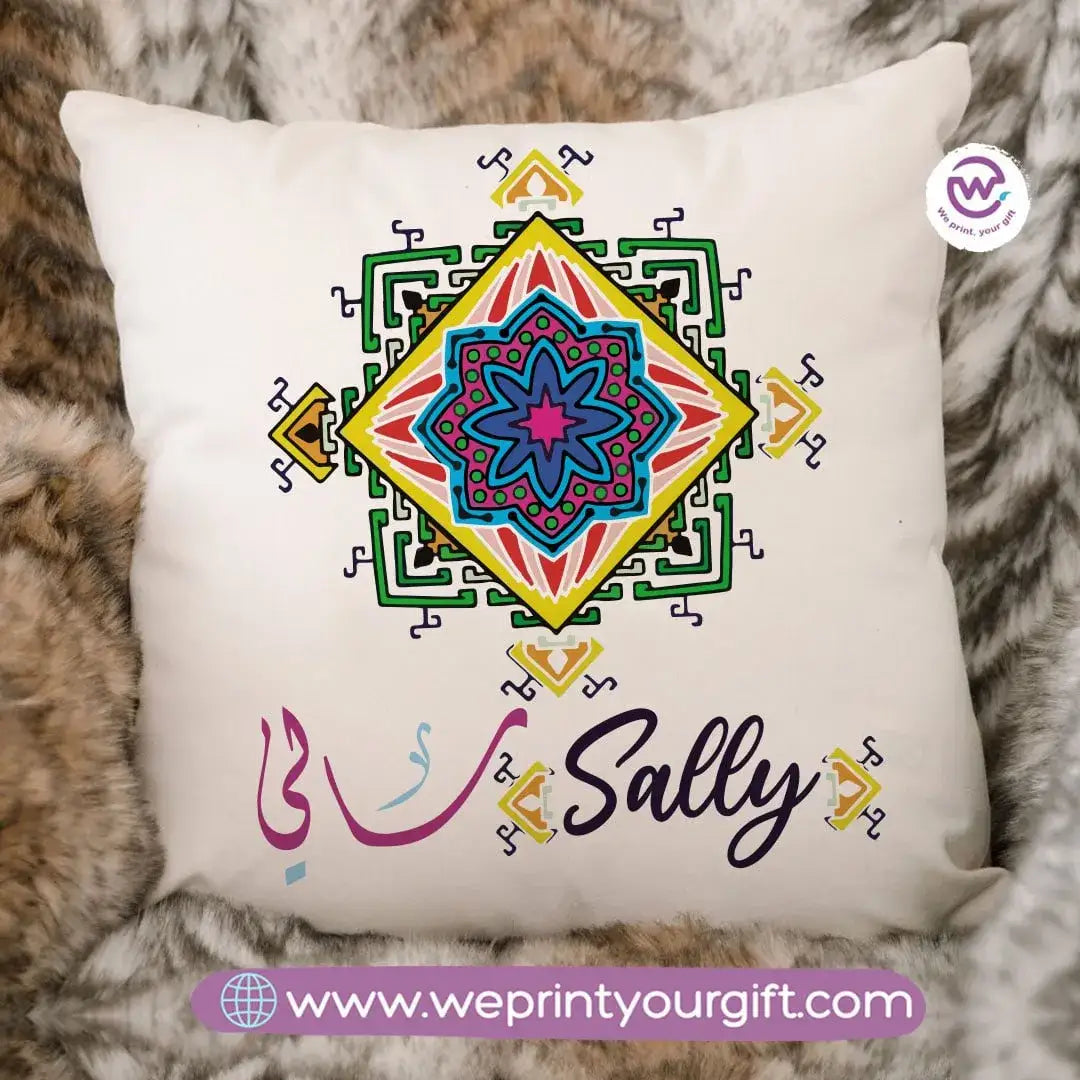 Square Cushion -Names - WE PRINT