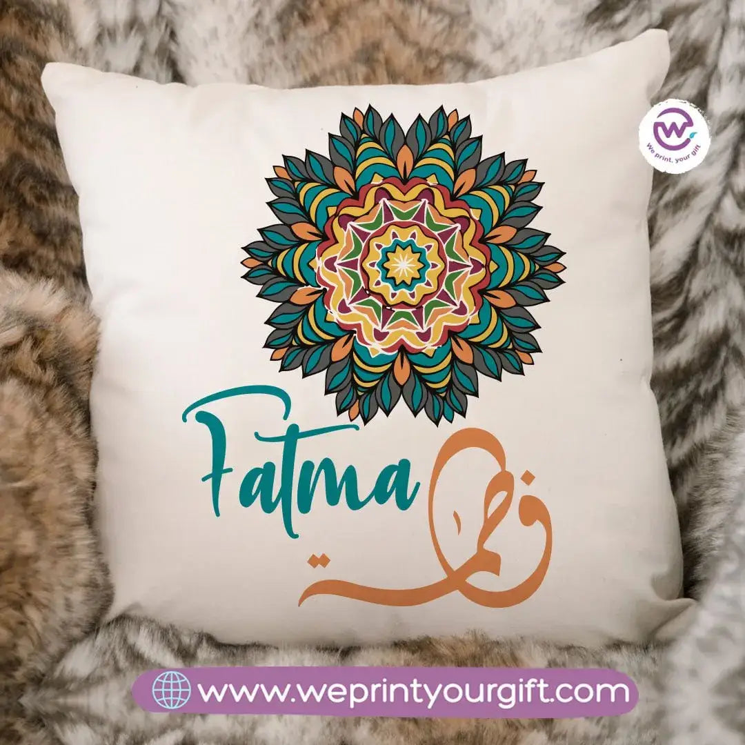 Square Cushion -Names - WE PRINT