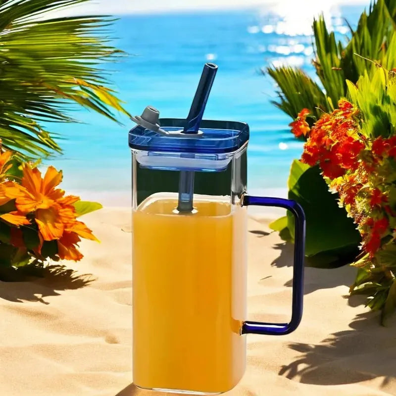 Square Glass Mug -Customization Option - WE PRINT