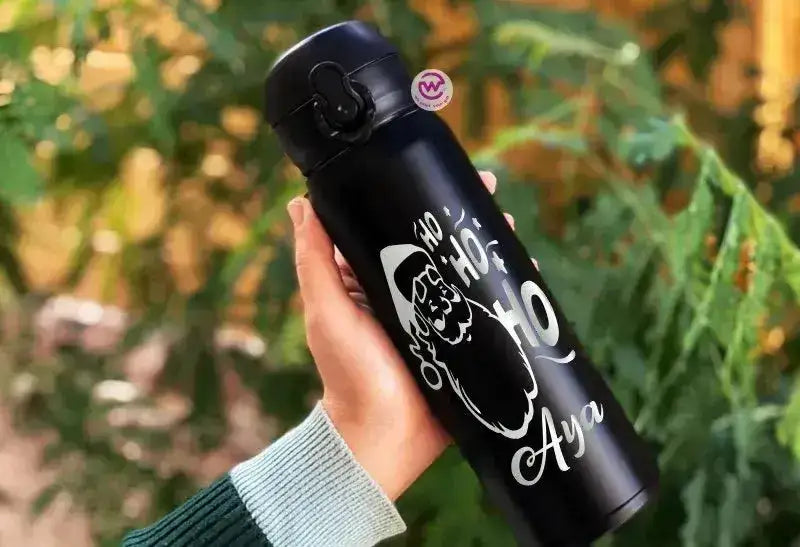 Thermal Mug with Lock-Engraved-Christmas designs - WE PRINT