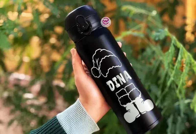 Thermal Mug with Lock-Engraved-Christmas designs - WE PRINT