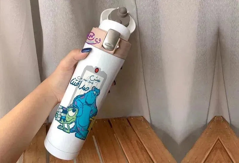Thermal Mug with lock - Slim Shape -Monsters, Inc. - WE PRINT