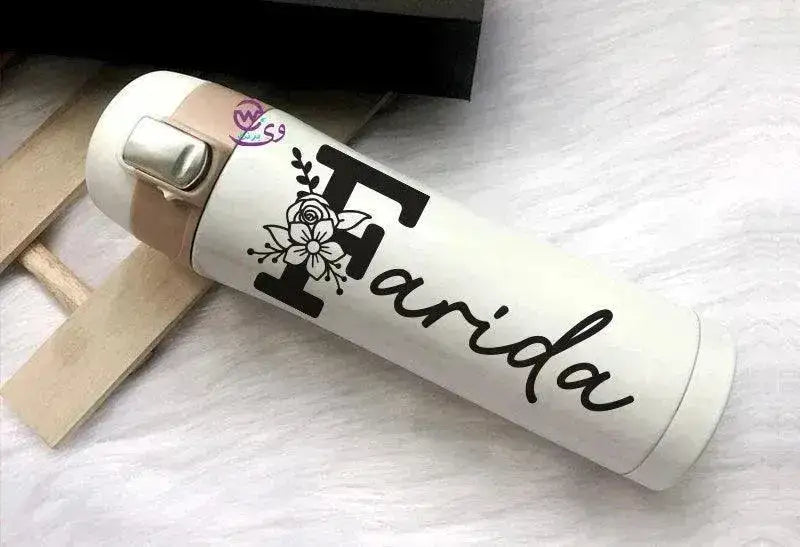 Thermal Mug with lock - Slim Shape-Names B - WE PRINT