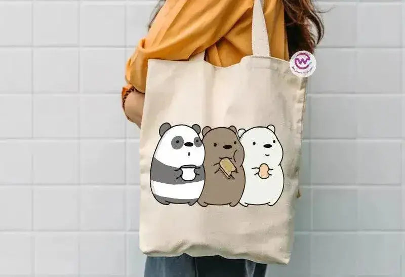 Tote Bag -Three Bears - WE PRINT