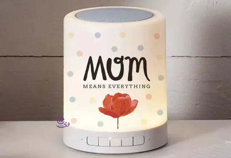 Touch-Lamp speaker- Mother's Day-A - WE PRINT