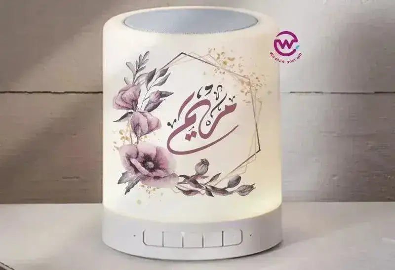 Touch-Lamp speaker- Names - WE PRINT