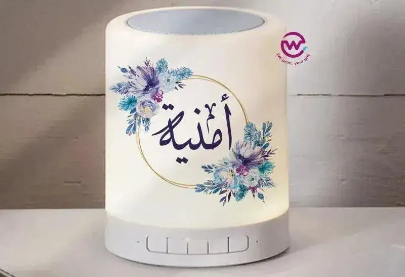 Touch-Lamp speaker- Names - WE PRINT
