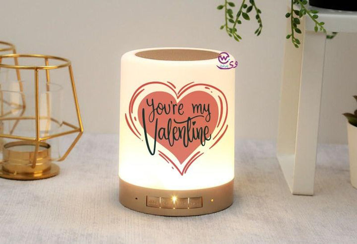 Touch-Lamp speaker- Valentine's Day - LOVERS - weprint.yourgift