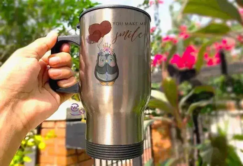 Travel Mug - Silver - Valentine's 1 - WE PRINT