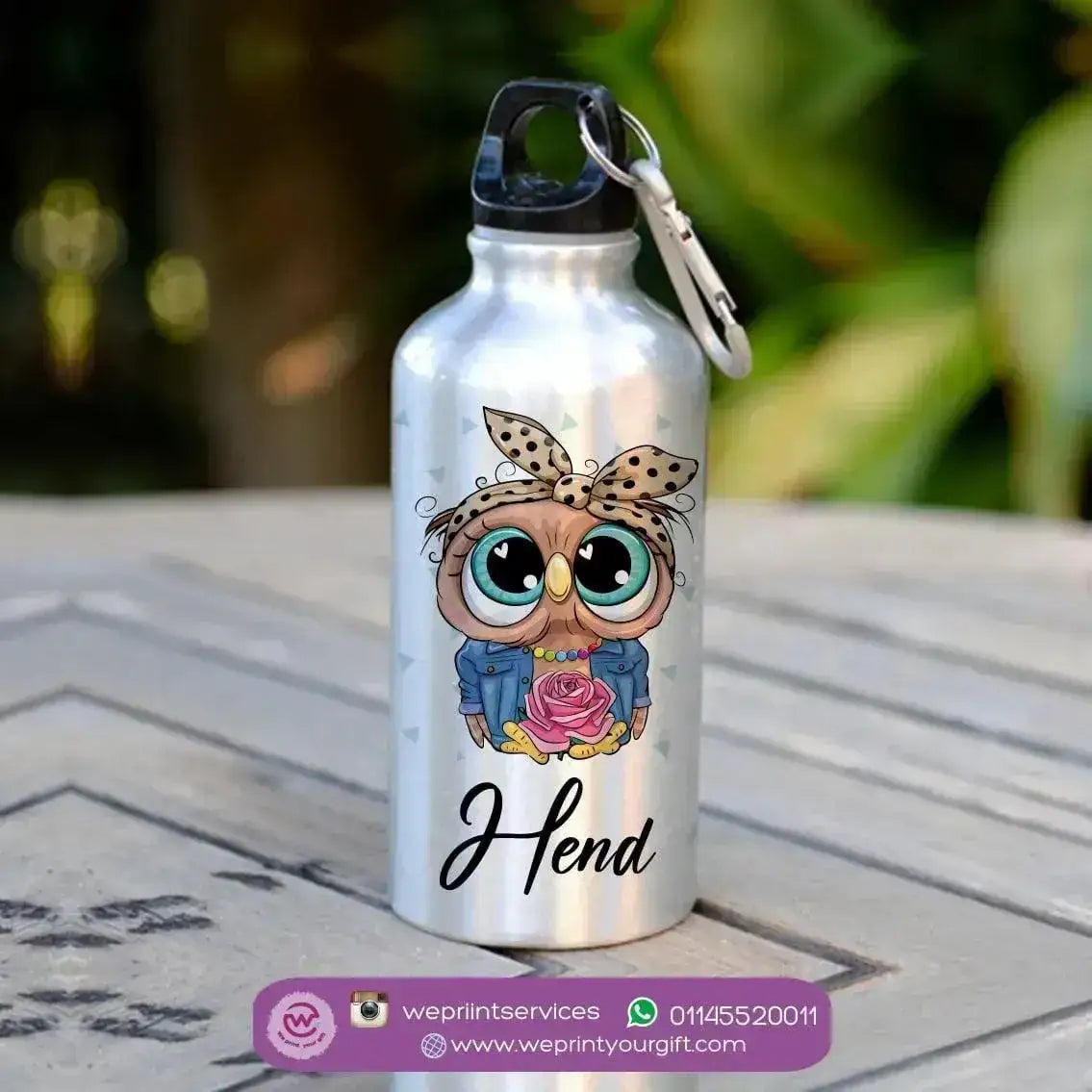 Water Bottle flask-Aluminium -kawaii-A - WE PRINT