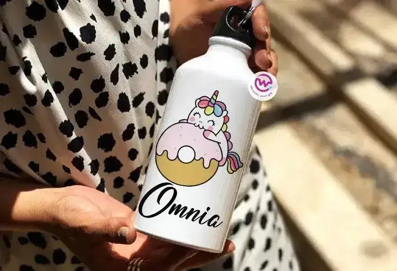 Water Bottle flask-Aluminium - Unicorn