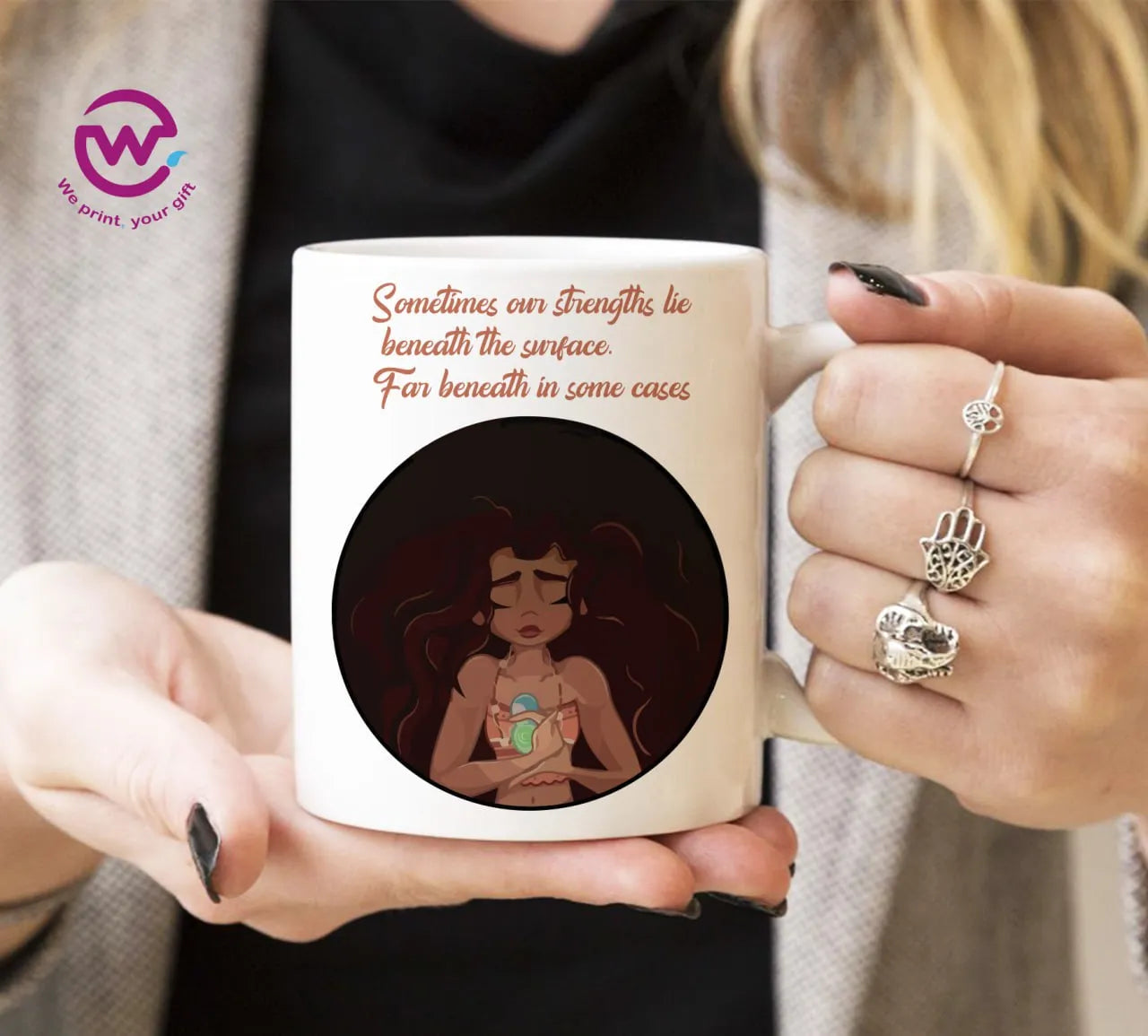 White Mug- Moana - WE PRINT