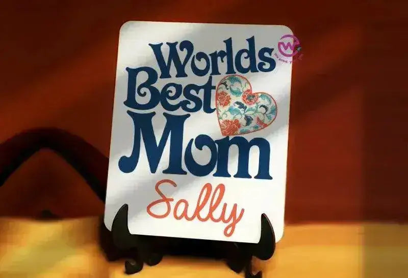 Wooden Desk photo Frame -Mother's Day - WE PRINT
