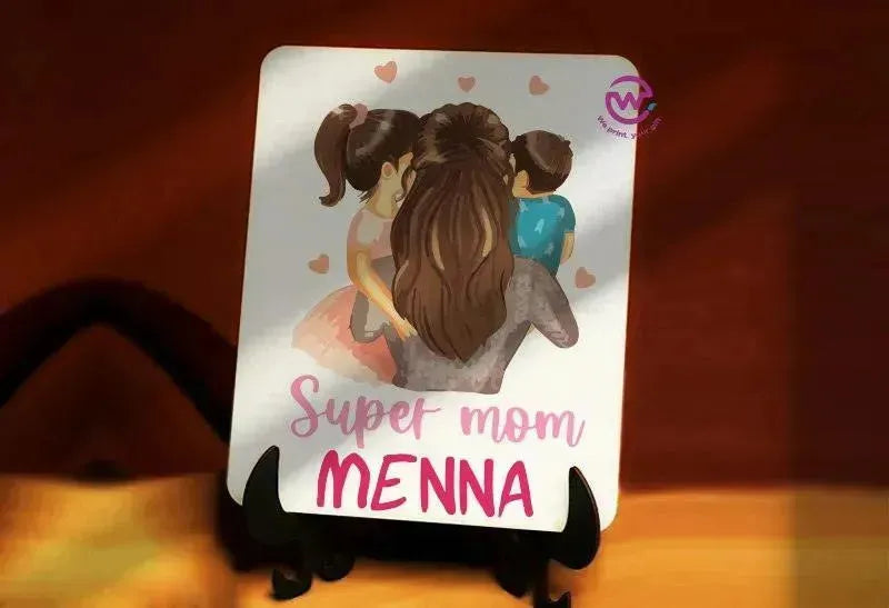 Wooden Desk photo Frame -Mother's Day - WE PRINT