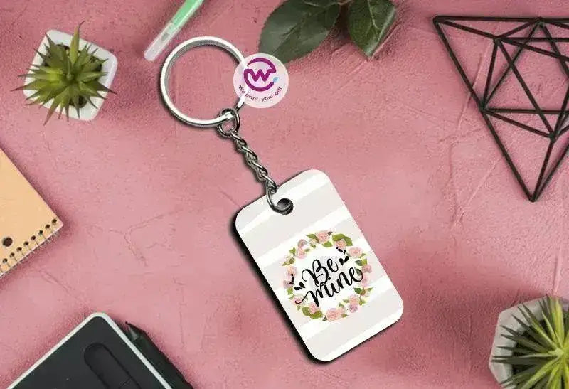 Wooden Keychain - Valentine's Day - WE PRINT