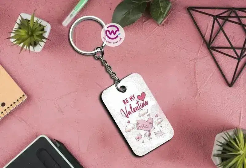 Wooden Keychain - Valentine's Day - WE PRINT