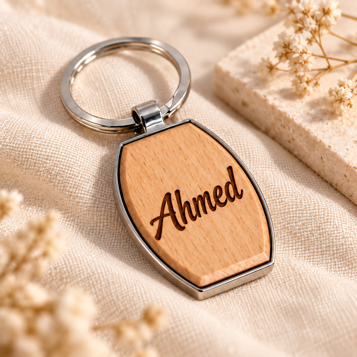 Wood & Metal Keychains