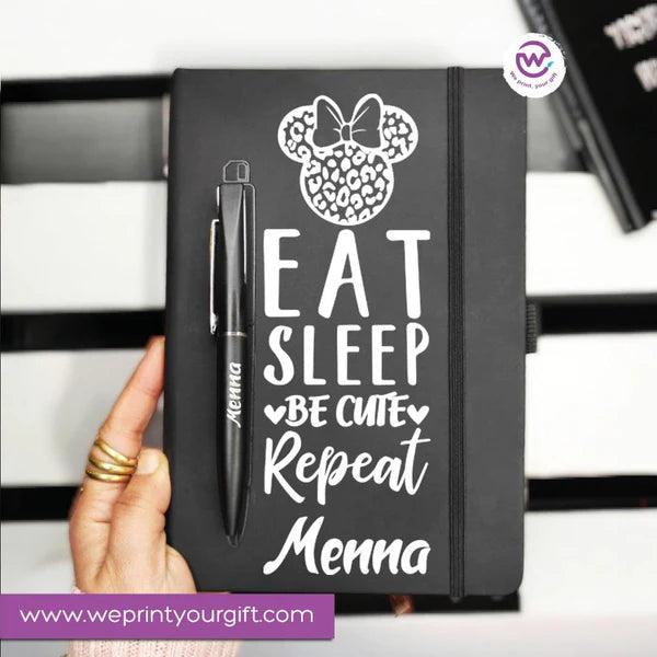 Rubber Notebook with magnetic pen – WE PRINT