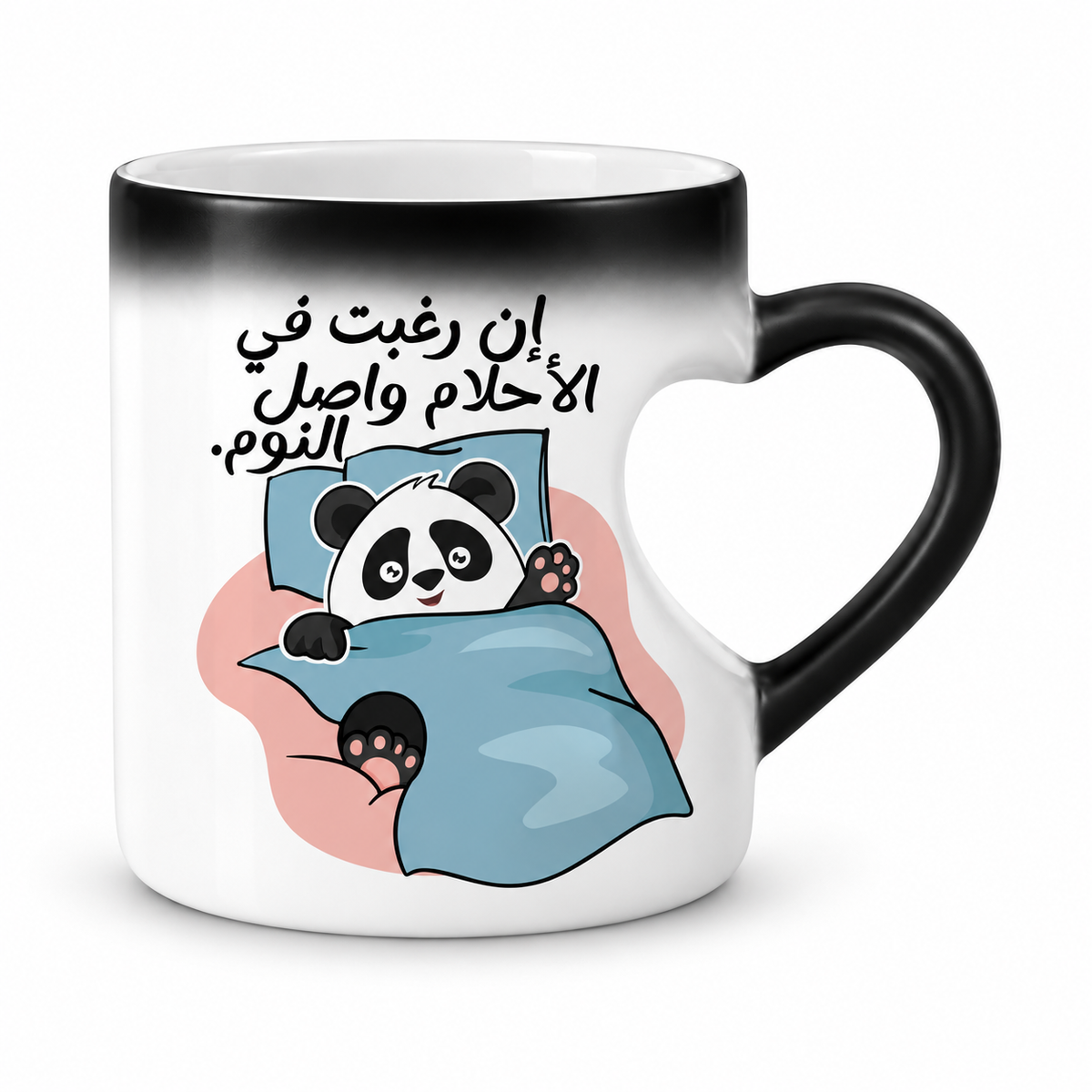 Magic Heart Handle Mug – Panda Designs | 350 ml