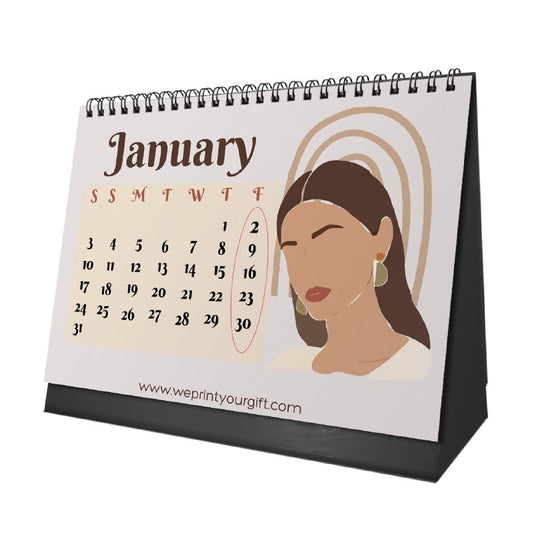 Beautiful as the Moon Desk Calendar 2026